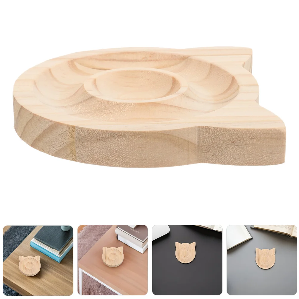 

2 шт. деревянный поднос для браслета, дизайн кошачьих ушей, органайзер для ювелирных изделий для DIY, ремесленные бусины, доска для хранения дисплея для браслета, ожерелья