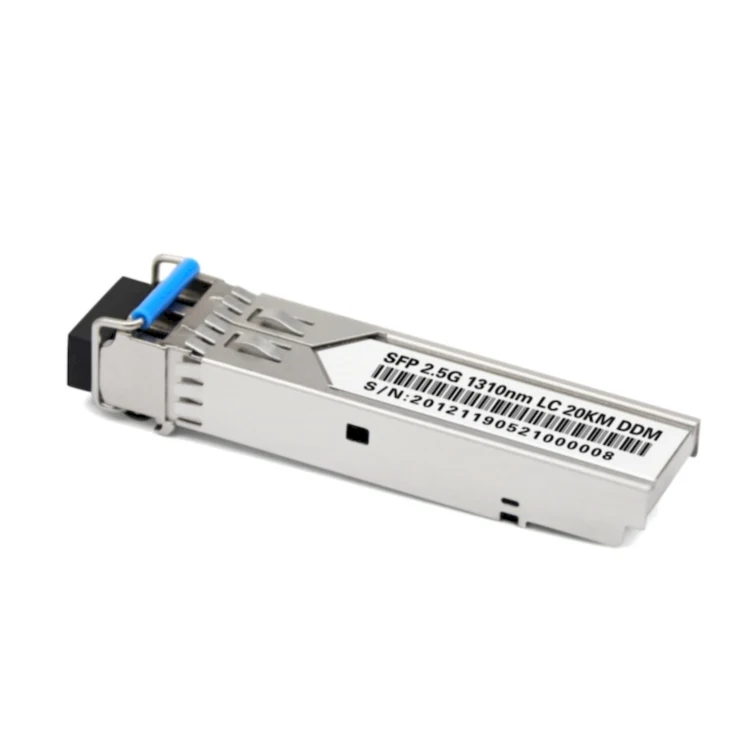 

High Quality 1310nm Ddm 20km 2.5g Sm Sfp Optical Transceiver Module Gigabit Fiber For Network