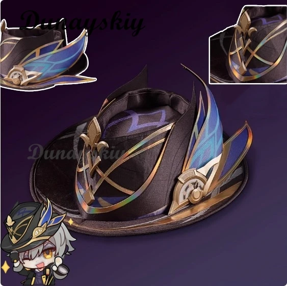 Trailblazer Cosplay Hat Props Cap Headwear Honkai: Star Rail Foxian Healer The Xianzhou Yaoqing Halloween Uniform Accessories