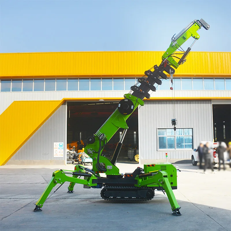 Top Quality Mini Construction Spider Lifting Crane 5 Ton Mini Spider Crawler Crane Stable Operation for Building Projects