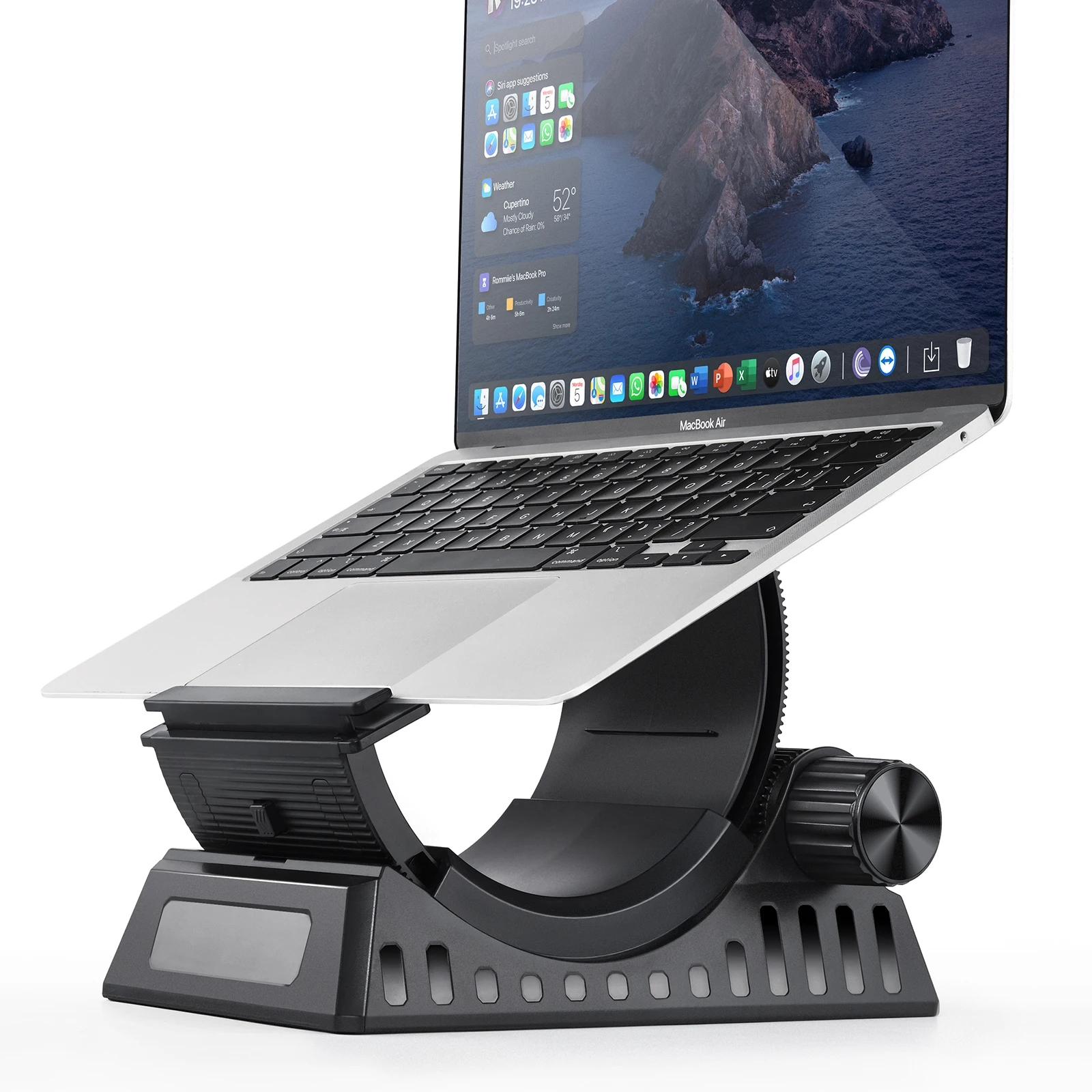 Oatsbasf Desktop Laptop Stand Riser 0-53°Angle Adjustment For Under 17.3