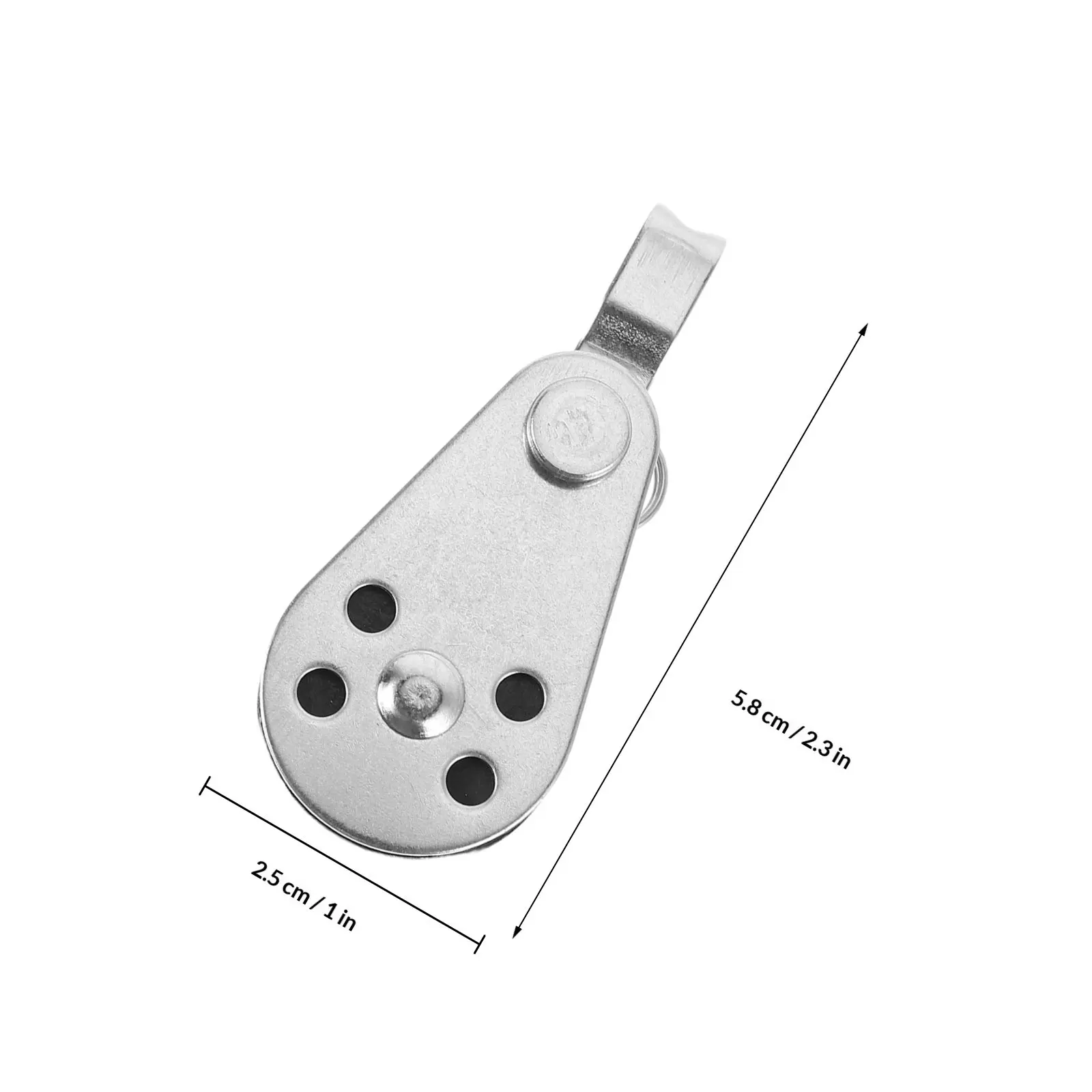 4Pcs Stainless Steel Marine Pulley Blocks Heavy Duty Nylon Kit Sailboat Accessories Kayak Parts Collection