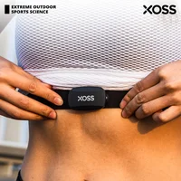 XOSS X2 Correa para el pecho Sensor de corazón Monitor HRM Bluetooth ANT + Sensor inalámbrico inteligente para bicicleta Salud Fitness para ciclismo, correr
