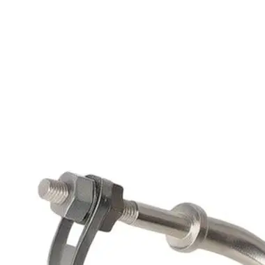 Fireplace Handle Compatible with Most Wood Stoves and Pellet Ovens Featuring M8 Thread and Ergonomic Wood Grip