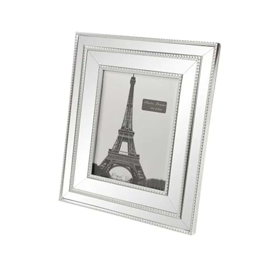 

Фоторамка из полистоуна 14 x 1 x 16 дюймов, серебристая