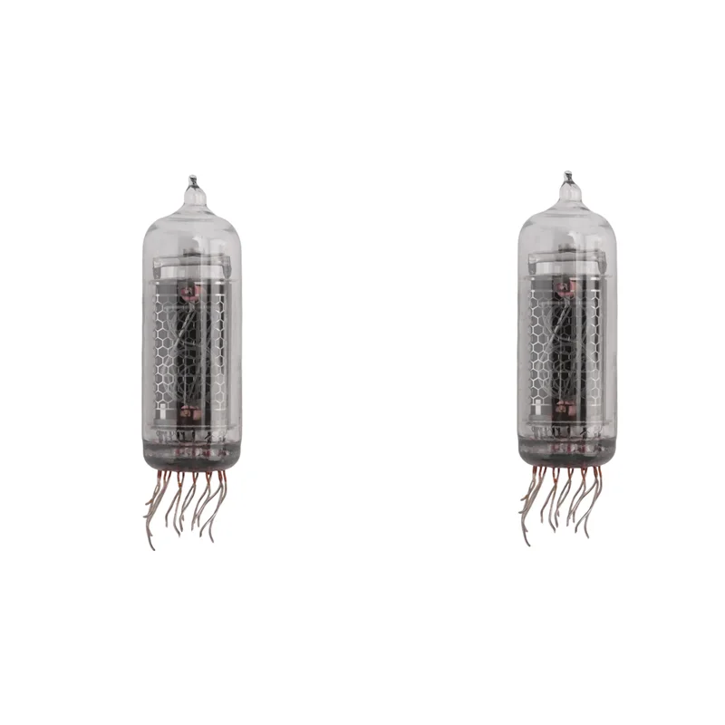 2 قطعة أنبوب توهج IN14 جديد لساعة توهج Nixie أنبوب ساعة LED رقمي