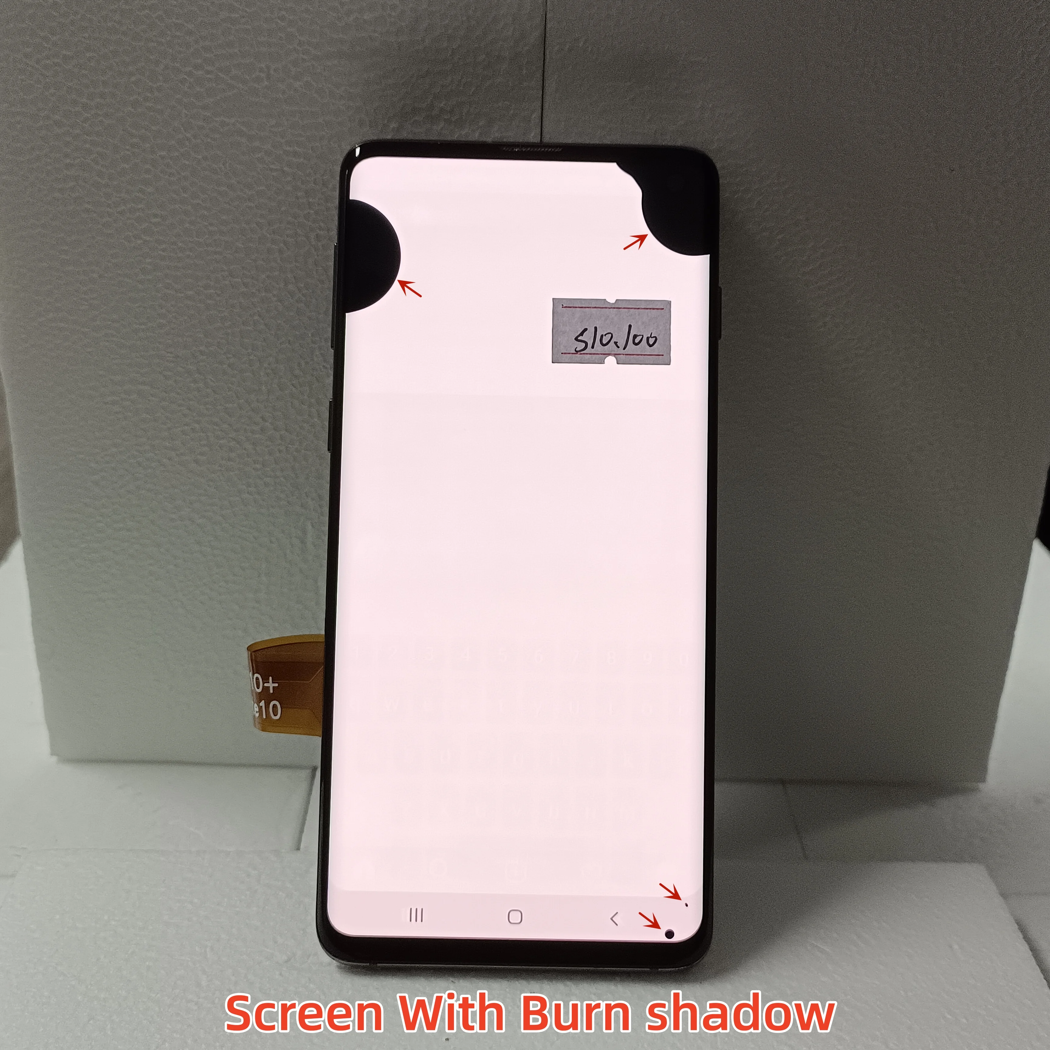 

With Defects Lcd For S10 Lcd Display For Samsung Galaxy S10 G973f/ds G973 G973u Sm-g973 Lcd Touch Screen Replace With Black Dots