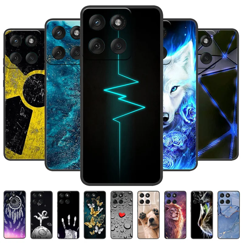 Für Motorola Rand 60S Fall Rand 60 Schwarz TPU Silikon Zurück Abdeckung Für Moto Rand 60 Pro Telefon Fall rand 60S 2025 Mode Fundas