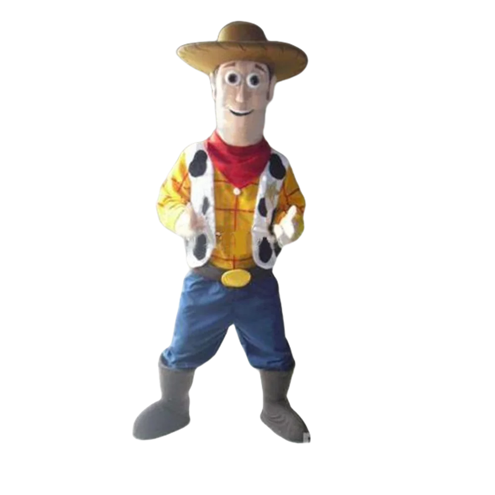 happy Woody Cowboy mascot costume Adult Toy Story Theme Custom Carnival Fancy Dress Cartoon Party Outfits Free Shipping 1620