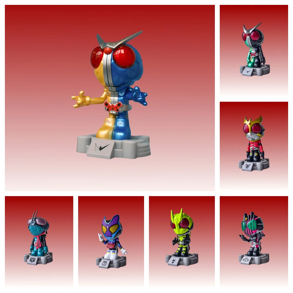 

Kamen Rider Dreadlocks Series Blind Box Kamen Rider Action Figure Kuuga Decade Mystery Box Ornaments Gift Toys