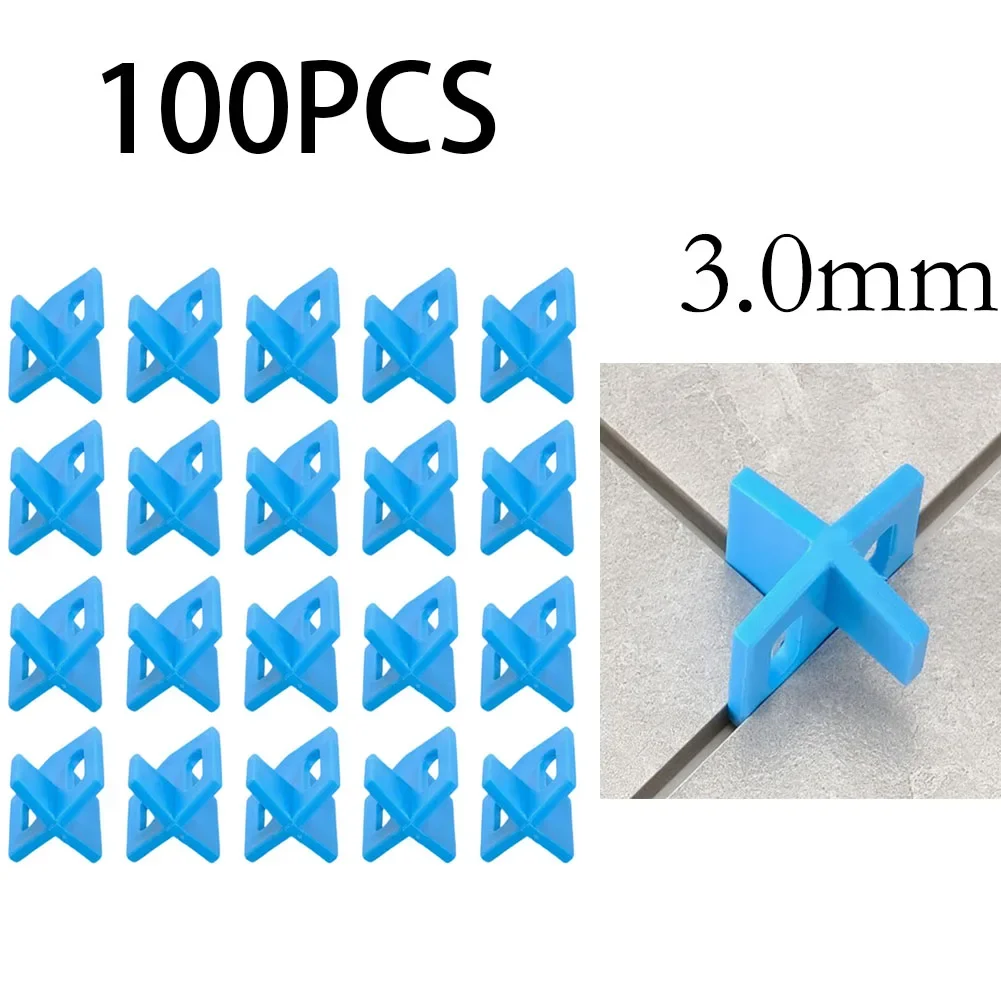 100pcs T-Shape Tile Spacers Clips Leveling System For Floor Wall Tile Gap Construction T-Shape Wedge Kit Construction Wedge Tool