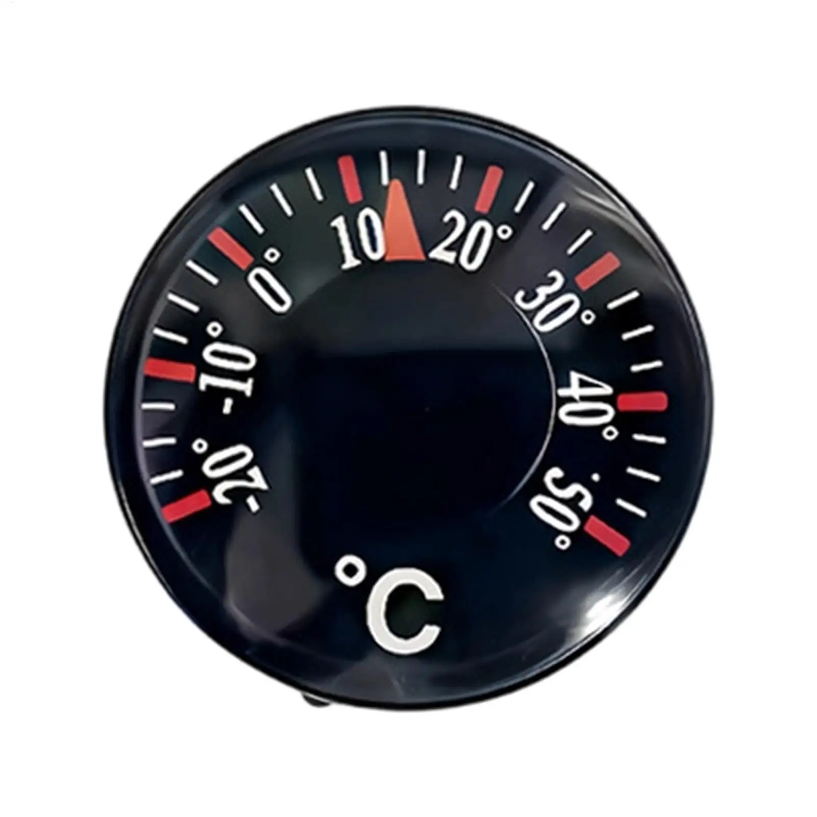 1-Piece Mini Car Thermometer Battery-free Dashboard Thermometer, Easy Stick Mount, No Battery Required, Compact Car Interior