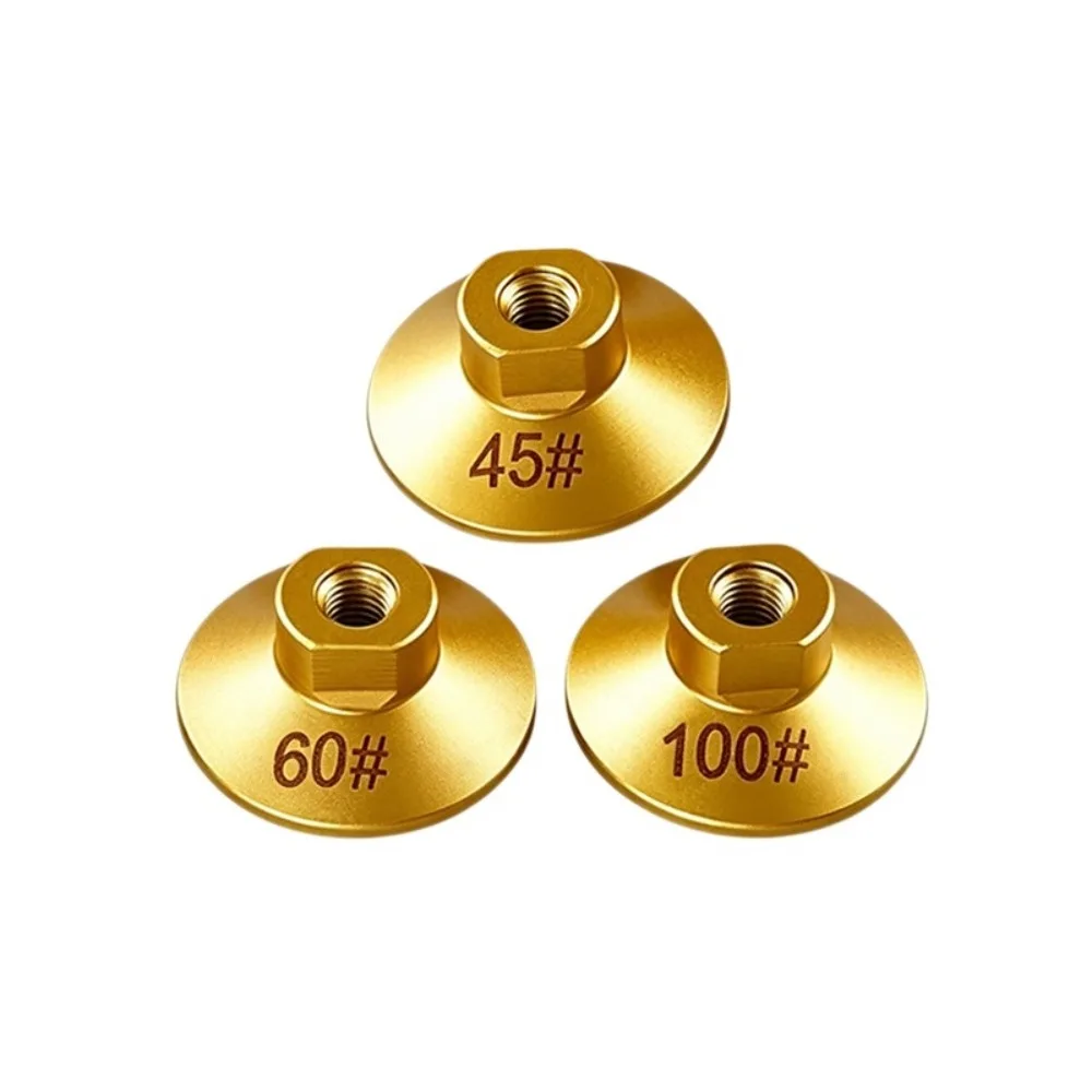 M10/14 Diamond Brazed Flat Grinding Head Marble Stone Countertop Trimming Rough Polishing Disc Angle Grinder Abrasive Pad