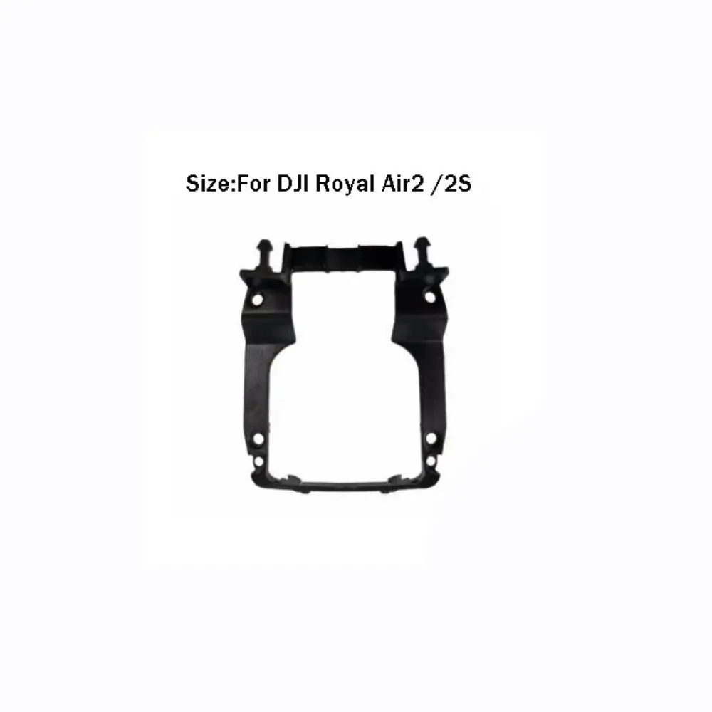 Testa nera Piastra ammortizzante Parti di riparazione in plastica Piastra di sospensione giunto cardanico Staffa piastra di sospensione professionale per DJI Air2/2S