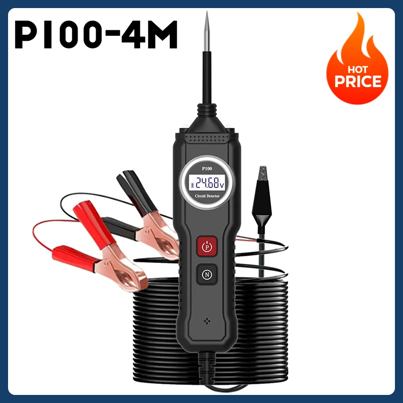 

P100 Car Power Scan Electric Circuit Tester Resolution Upgraded Version Automotive Tools Car Multi Meter Circuit Diagnostic Tool