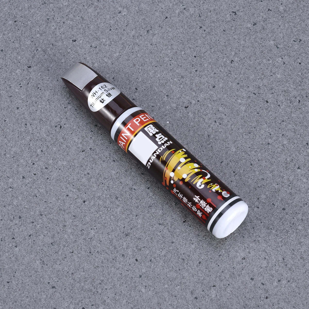 

Car Auto Scratch Repair Paint Pen Titanium Silver Practical Durable Scratch Remover Touch Up Pen Water Resistant Odorless Brush
