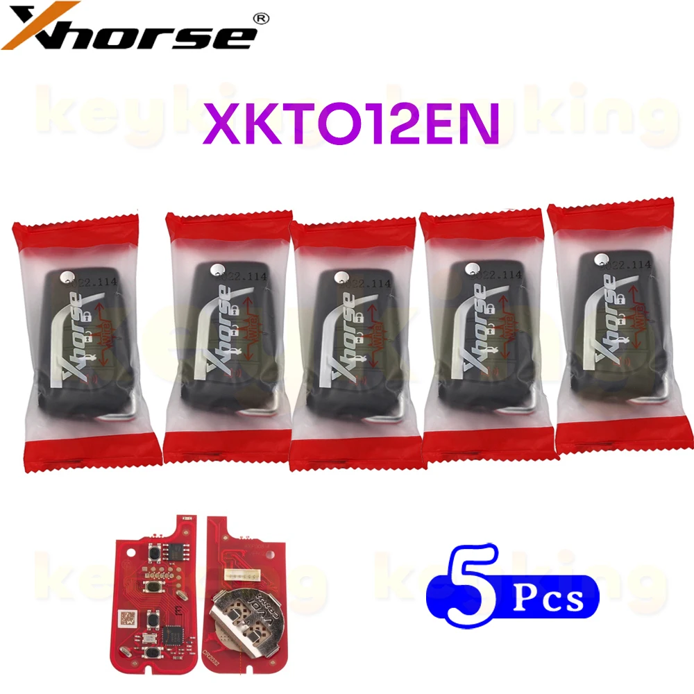 5 шт./лот Xhorse XKTO21EN 2-го поколения, проводной пульт VVDI для Toyota, поддерживает беспроводное программирование, замена XKTO10EN