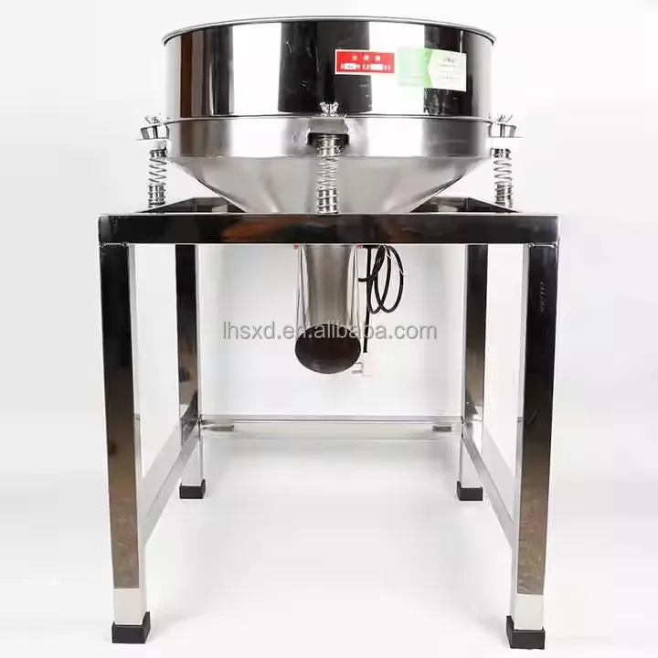 Multi Functional Vibration Compact Stainless Steel Coconut Powder Screening Machine Vibrating Screen for Food Processing