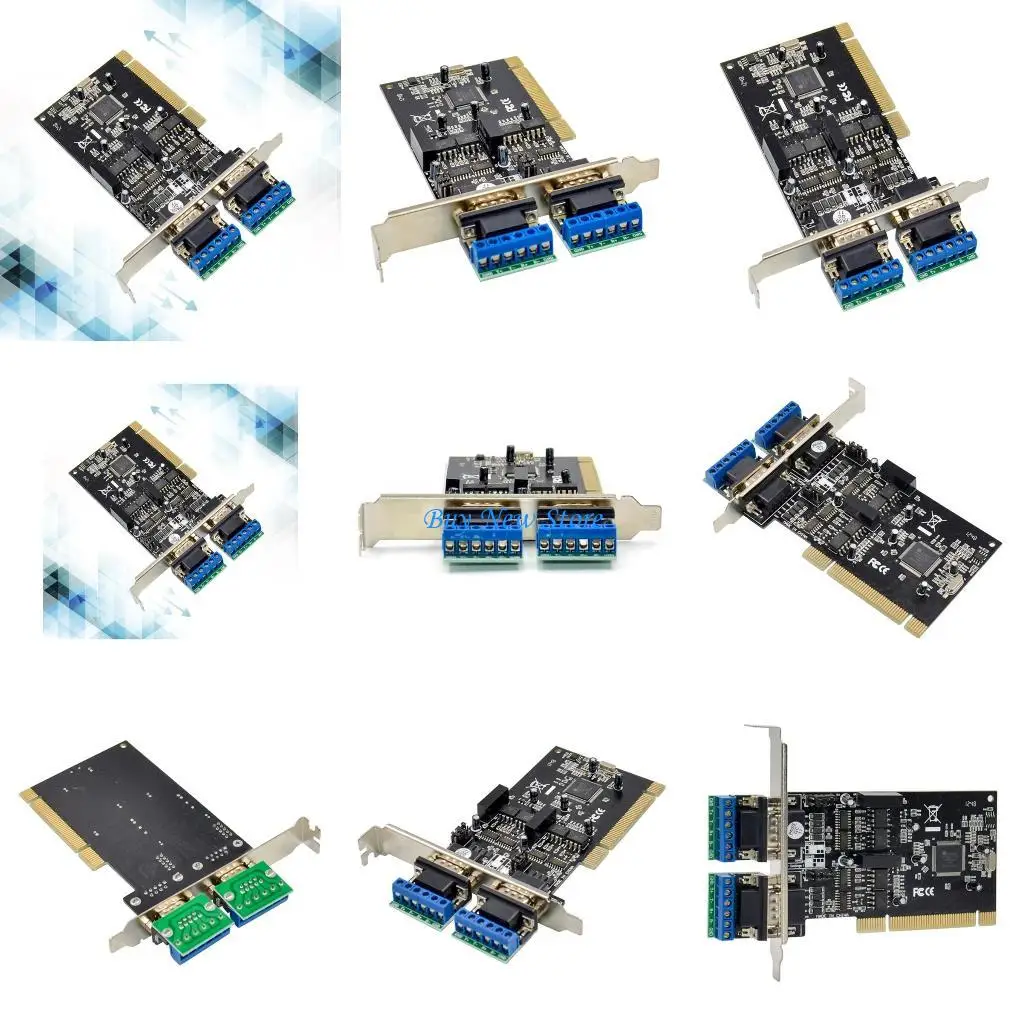 

20CE PCI To RS422 RS485 Card PCI to 2 Port RS485 / RS422 Serial Converter Adapter