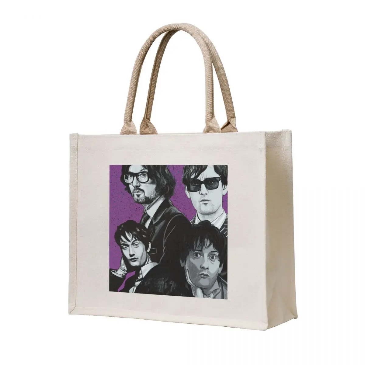 

Jarvis Cocker, Pulp Tote Bag tote bag screen reusable grocery bags Portable shopping bag Cloth bags