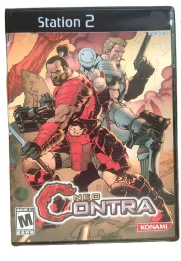 

PS2 neo contra With Manual Copy Disc Game Unlock Console Station 2 Retro Optical Driver Retro Video Game Machine Parts