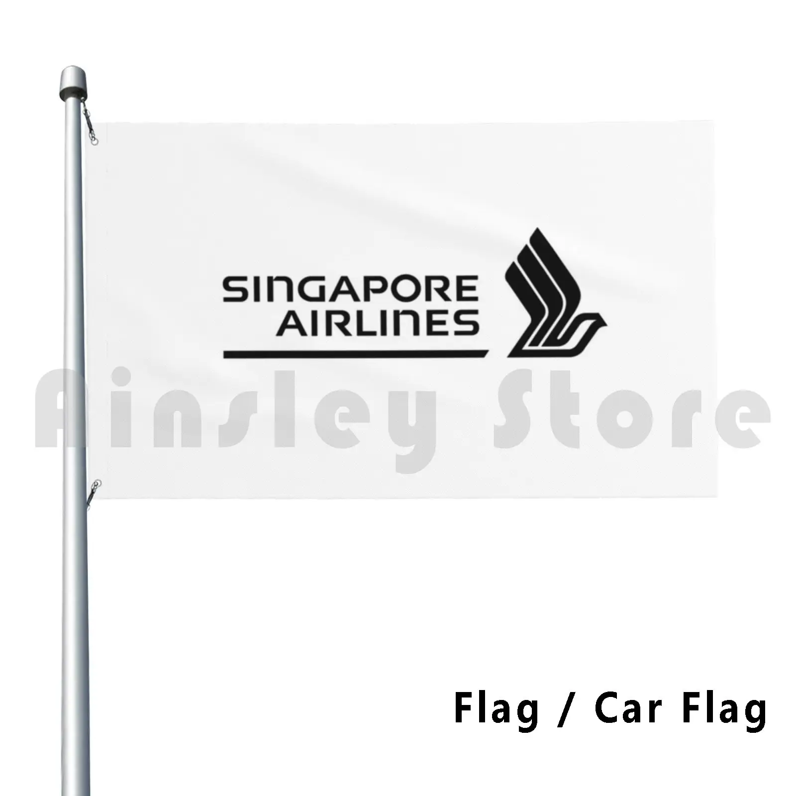 Singapore Outdoor Decor Flag Car Flag Singapore Aviation Jet Plane Pilot Captain Stripes Airways Boeing Airbus