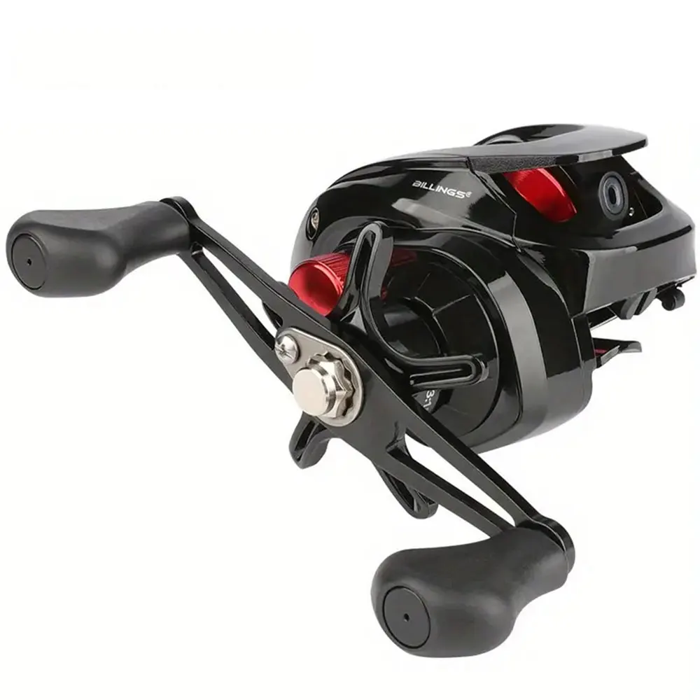 BILLINGS Baitcasting Reel,6.3:1 Gear Ratio With Magnetic Braking System Baitcaster Reel,18+1 Stainless Steel BB,17.63LB Max Drag