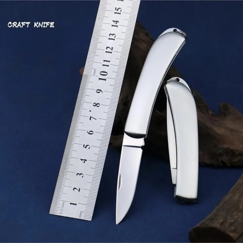 Mini Folding Stainless Steel Pocket Knife Kitchen Fruit Knife Sharp Pocket Outdoor Viagem Portátil Inox Camping