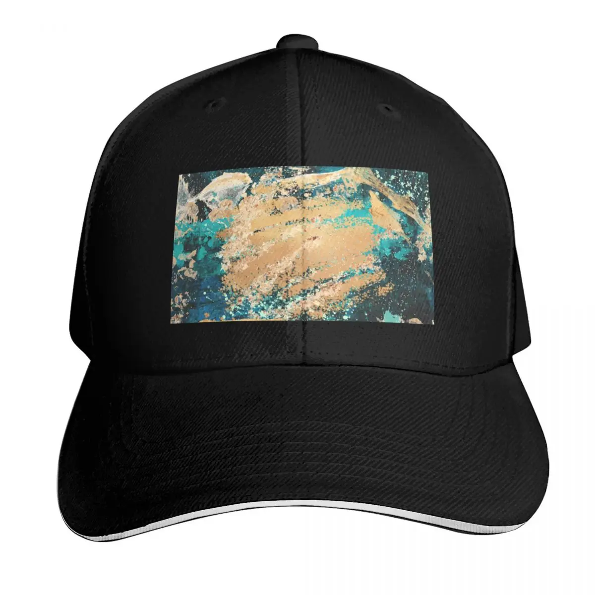Ocean Abstract Baseball Cap Trucker Hat beach hat dad hat Military Cap Man Men Luxury Brand Women's