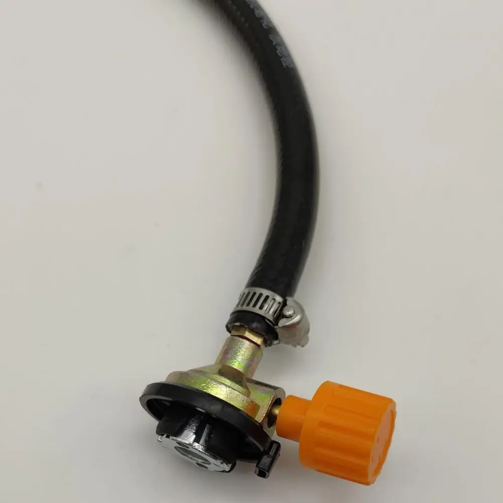 Gas Refill Adapter Black Color Propane Refill Adapter Reusable Camping Propane Refill Adapter Hose Extension Multipurpose