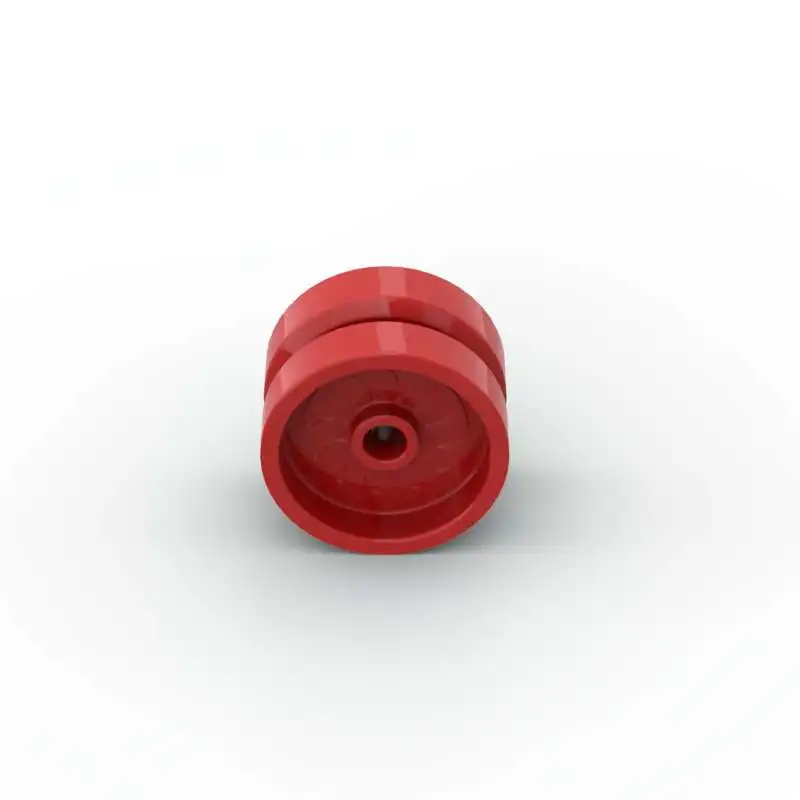 MOC 10個入り 18976 車両タイヤブロック ホイール 18×12 車軸穴付き 組み立てブロック おもちゃ 大人 男の子 特別な日のギフト