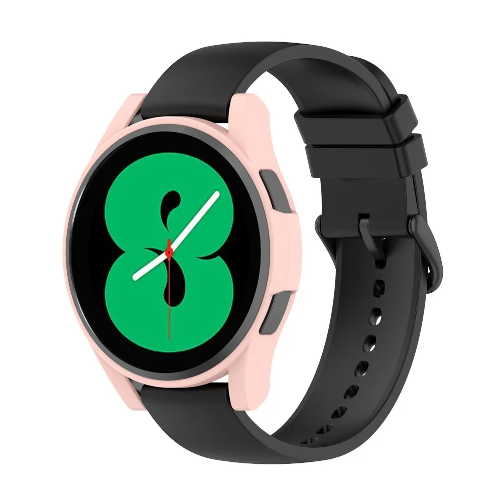 PC Watch เคสป้องกัน Half Pack Hollowed Out Watch Case ป้องกันฤดูใบไม้ร่วงน้ําหนักเบาสําหรับ Samsung Galaxy Watch4/FE 40 มม