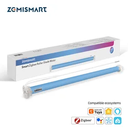 Zemismart ZM25Z Zigbee Roller Shade Motor Work with Tuya 38mm Tube Electric Engine Shutter Rod Alexa Google Home Voice Control