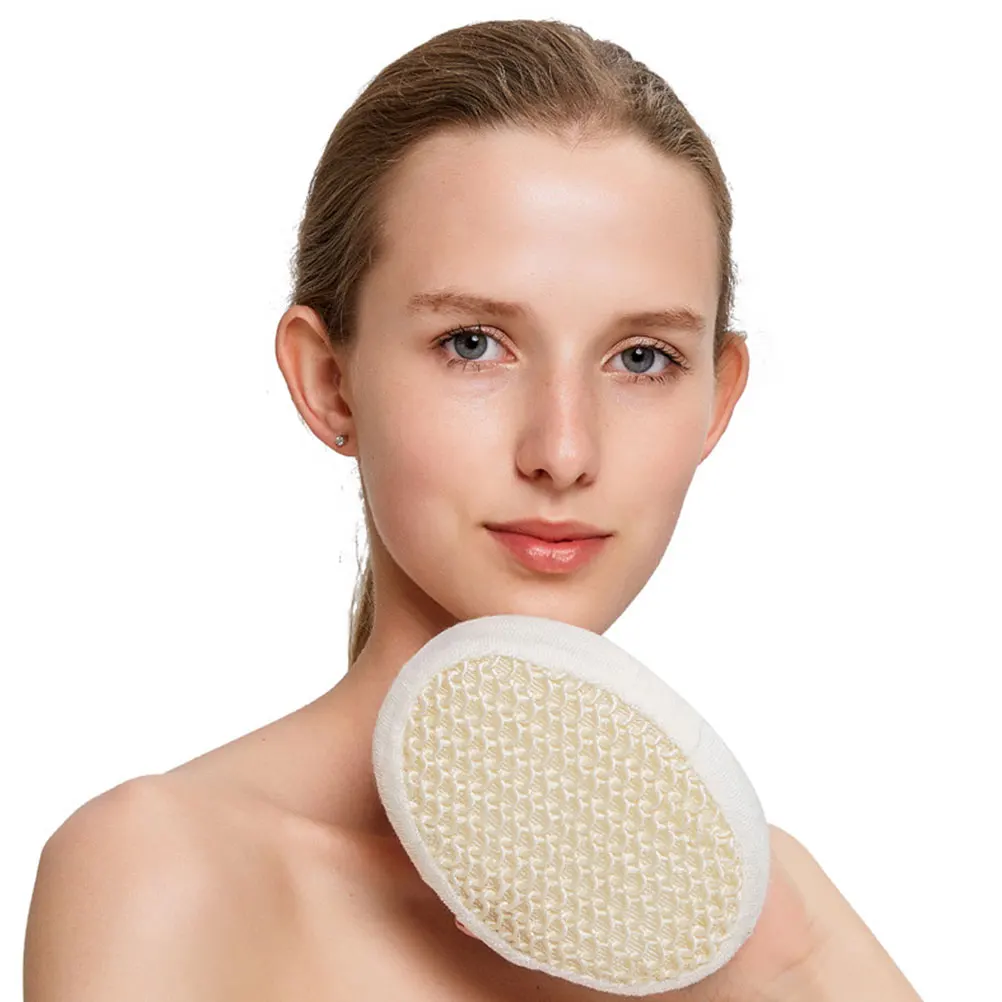 

2pcs Sisal Cleaning Ball Body Sponge Exfoliating Bath Scrubber Sponges Portable Store Hand Safe Skin Clean Gift