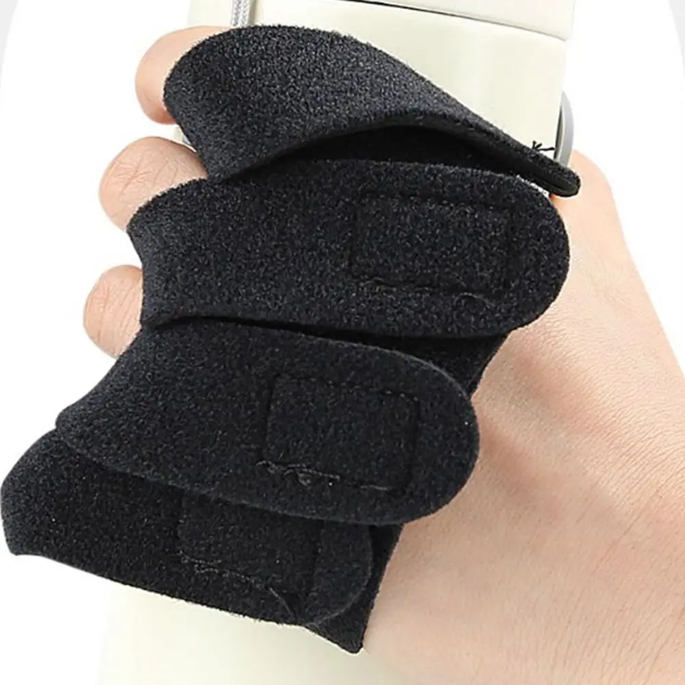 2pcs Adjustable Finger Brace Lightweight Compression Finger Support Safety Portable Finger Splints Protector Provides Support