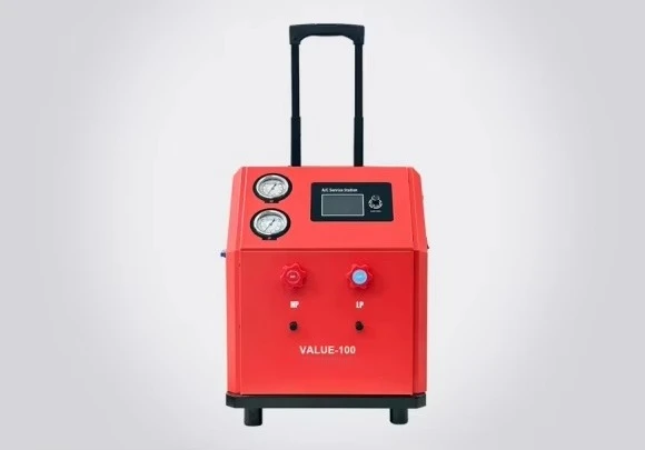 Launches portable mobile air conditioners for various refrigerants such as R134a, R1234yf, R410a, R407, and R404
