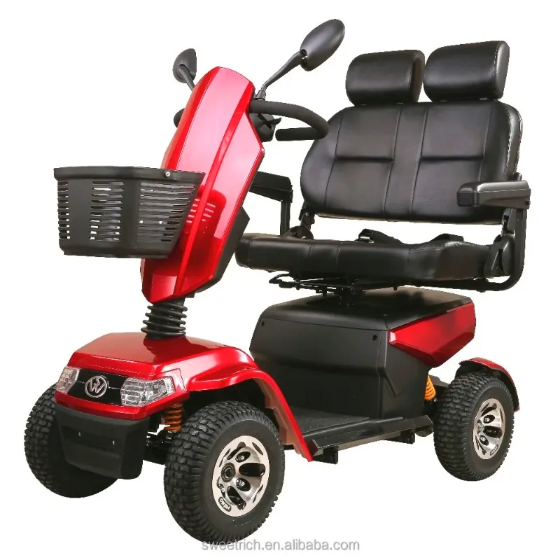 

Airo 4 Wheels 2 Seat Hot Selling Safe Handicapped Electric Mobility Scooter for The Elderly Use Senior Electric 4 Wheels