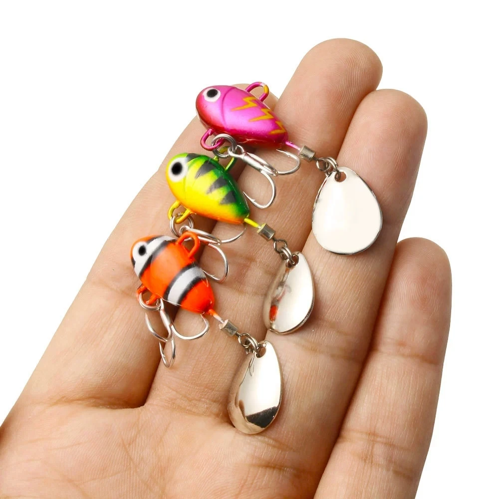 Submarino vib mini placa de ferro de longo alcance turbilhão vibração rotativa glitter roadbait simulação longo alcance lançamento de água doce