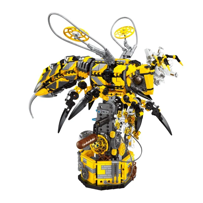 Mechanical Insect Model Building Blocks Toy Gear Mechanical Transmission DIY Assembly STEM Educational Toy Desktop Decor Gift