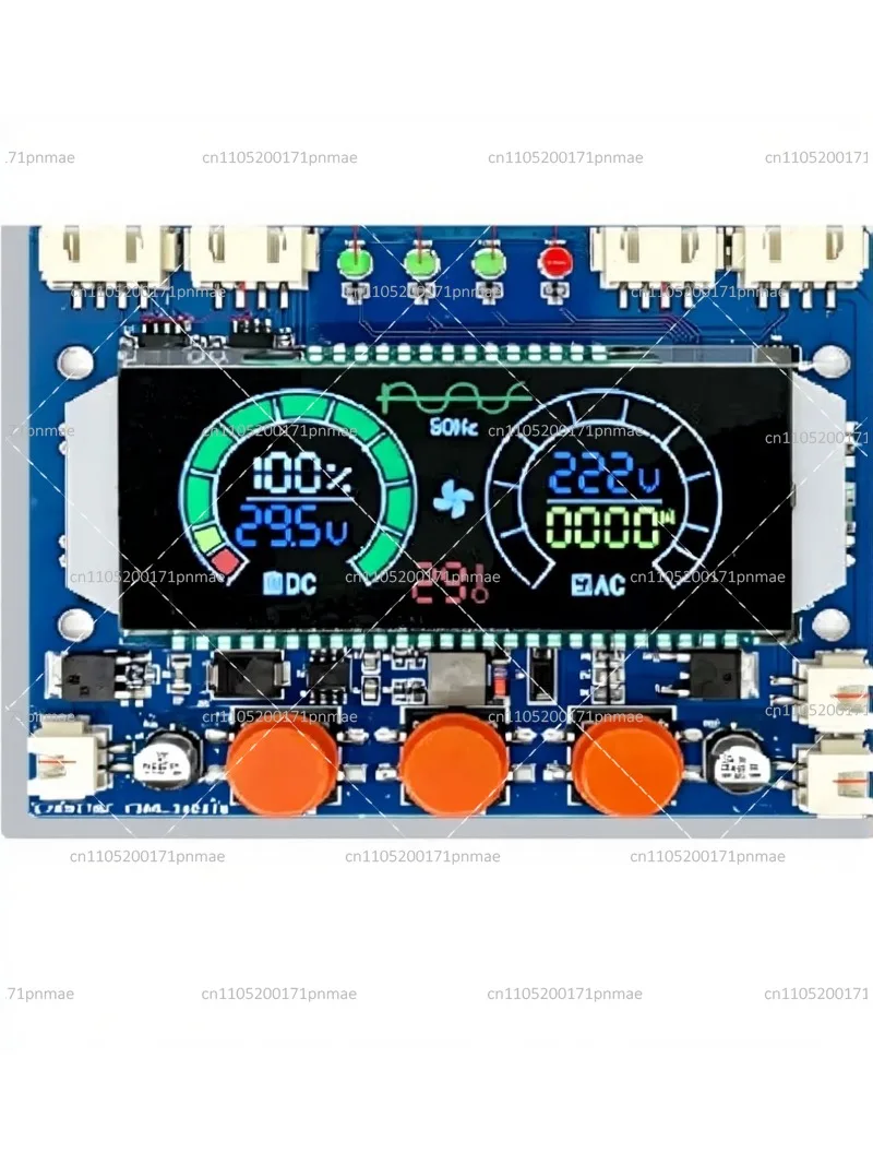 1500W Bidirectional Inverter, 12V/24V/48V to 220V Power Converter, UPS Charging Module view 5