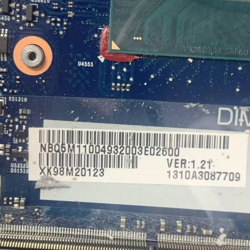 

Материнская плата для ноутбука Acer PT515-51 PH315-52 6050A3087501-MB-A02(A2) с процессором SRF6U I7-9750H N18E-G0-A1 GTX1660TI, 100% протестировано, ОК