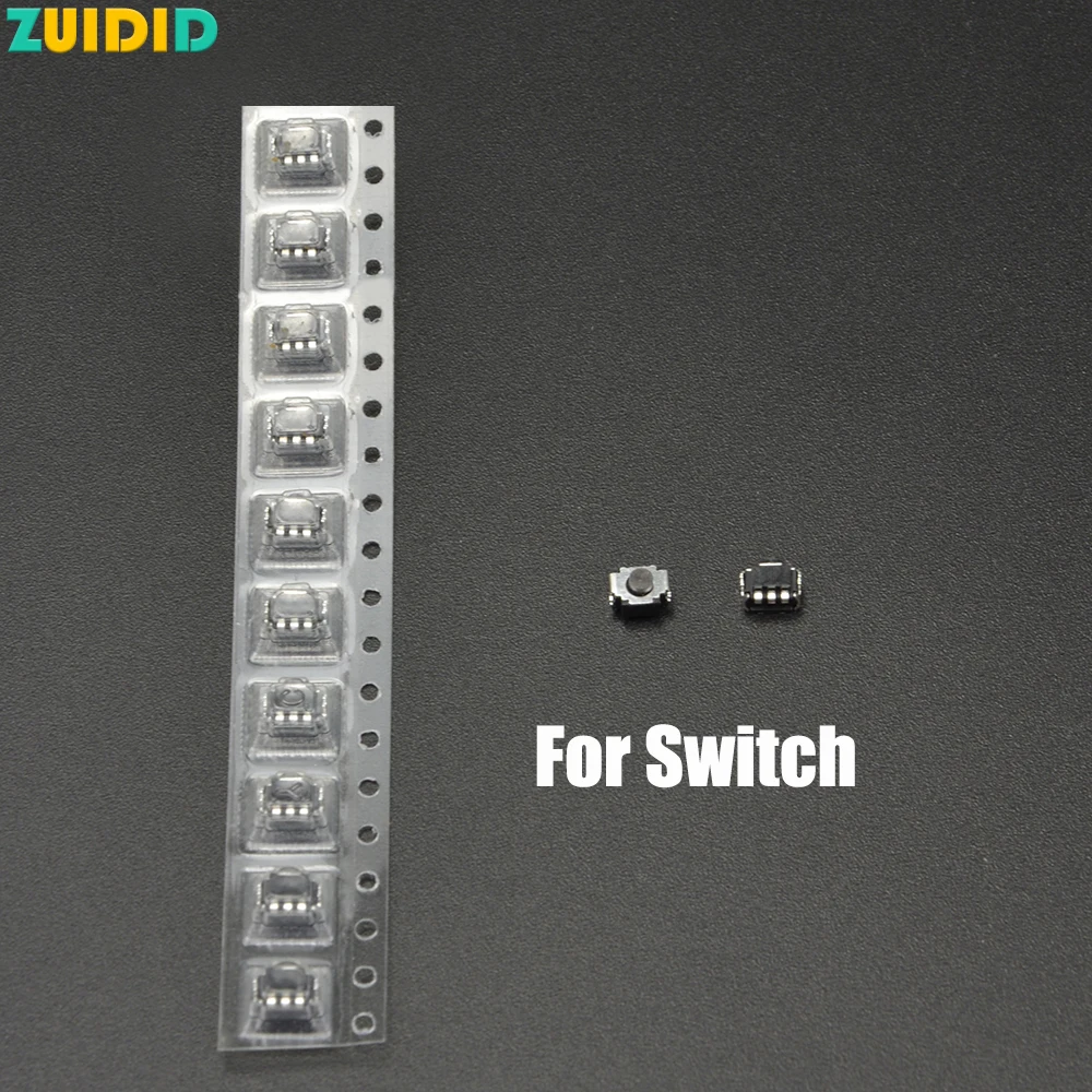 ZUIDID 10 Pieces Micro Switch L R Button Press Microswitch Repair Parts For Switch Lite OLED Joy-con joycon Joystick NS