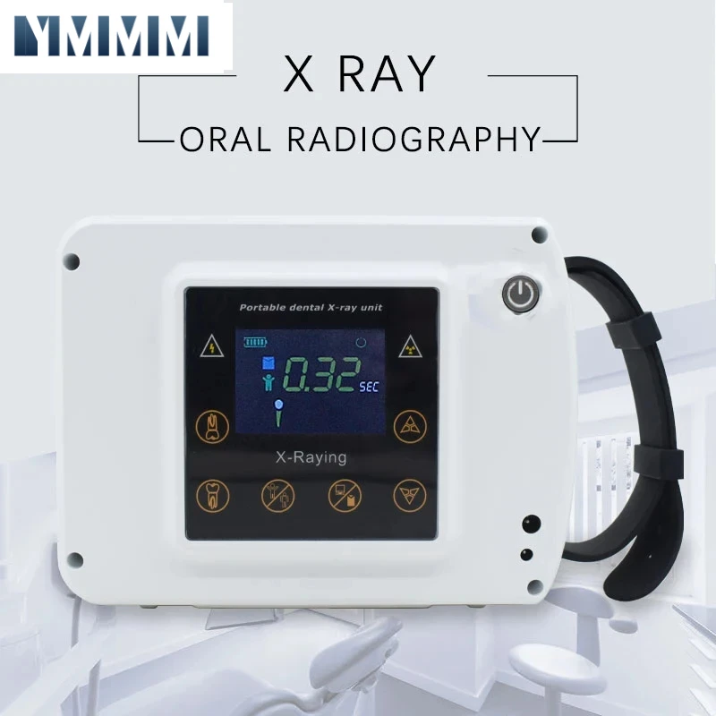 Material Dentistry 60KV HD Portable Dental X-Ray Machine Touch Screen Low Radiation Dental XRay Unit X Ray Imaging System