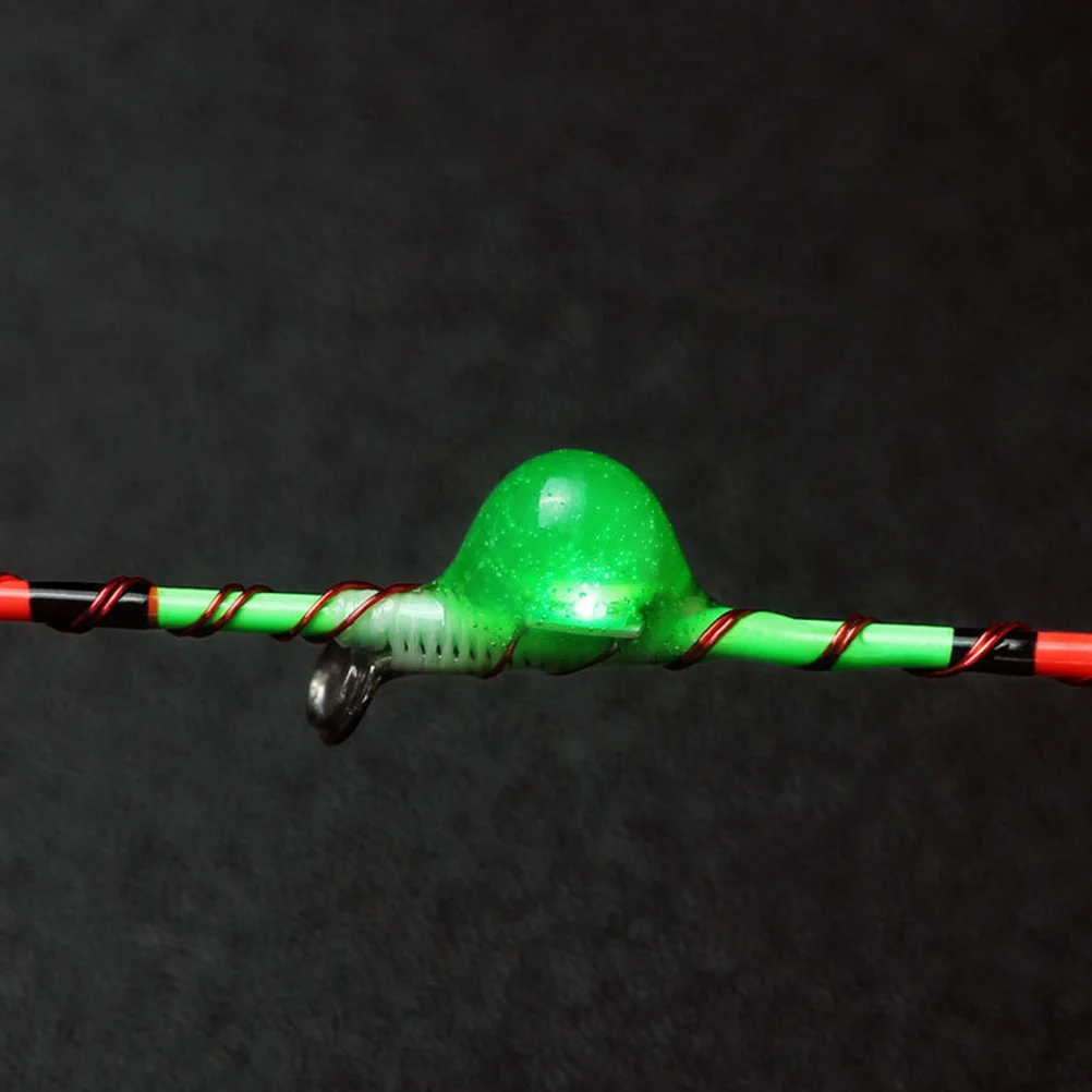 

1pc Alarm Light High-Quality Pc Automatic On/Off 200H Smart Sensor Rod Tip Night Fishing Led Light Fishing Gear