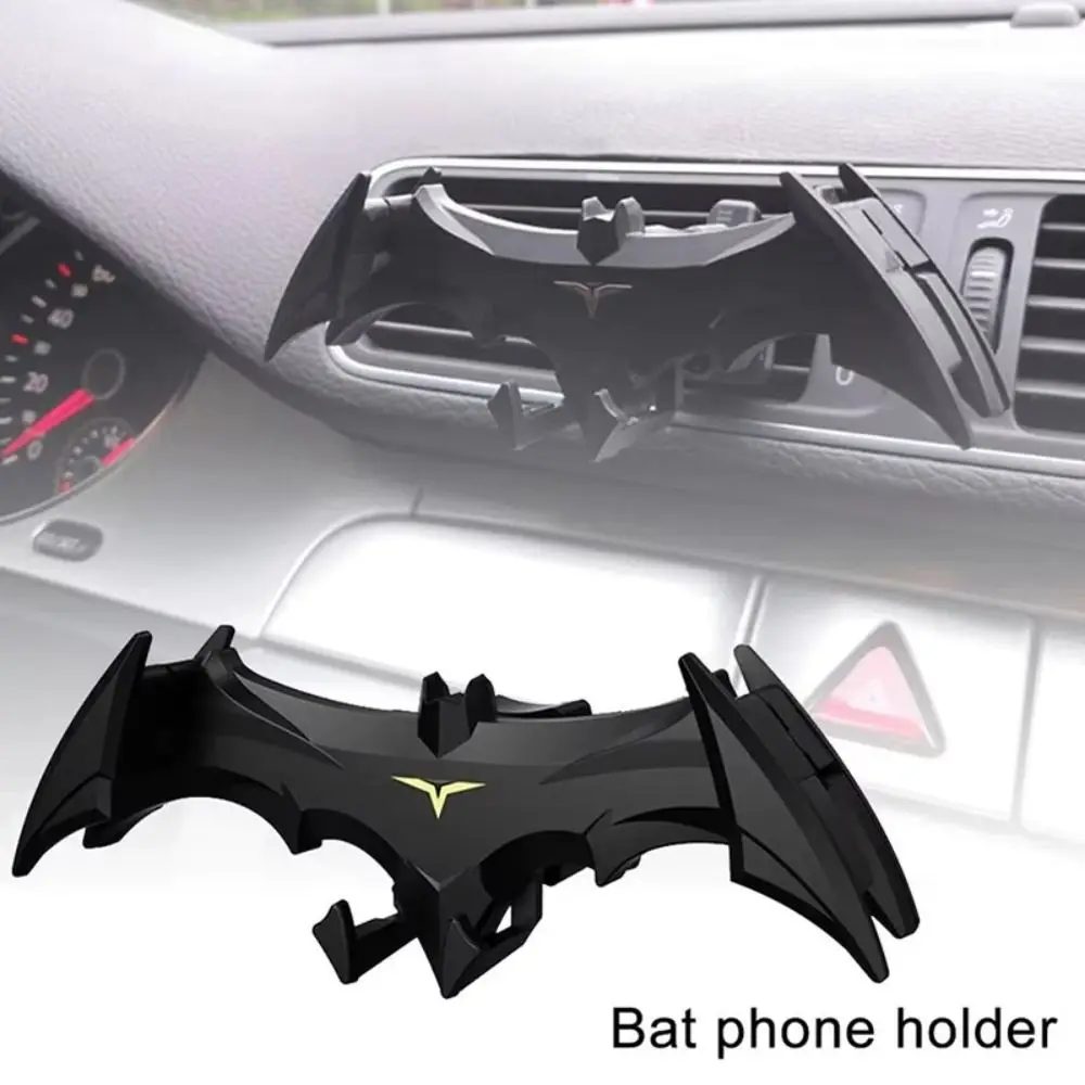 New Cool Bat-shaped Gravity Car Phone Holder Adjustable Shockproof Air Outlet Phone Support Anti-Scratch Car Phone Bracket