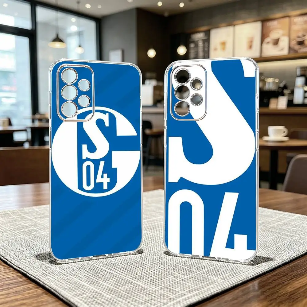 S-Schalkes 04-PC Phone Case For Samsung S25,S24,S21,S22,S23,S30,Ultra,S20,Plus,Fe Transparent Cover
