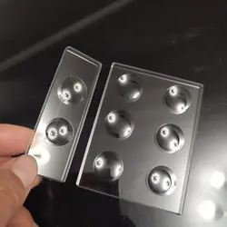 Multi Circular Concave Cavity Microscope Slides 5MM 3MM Thickness Optical Glass Polished Frosted Well Surface Optional
