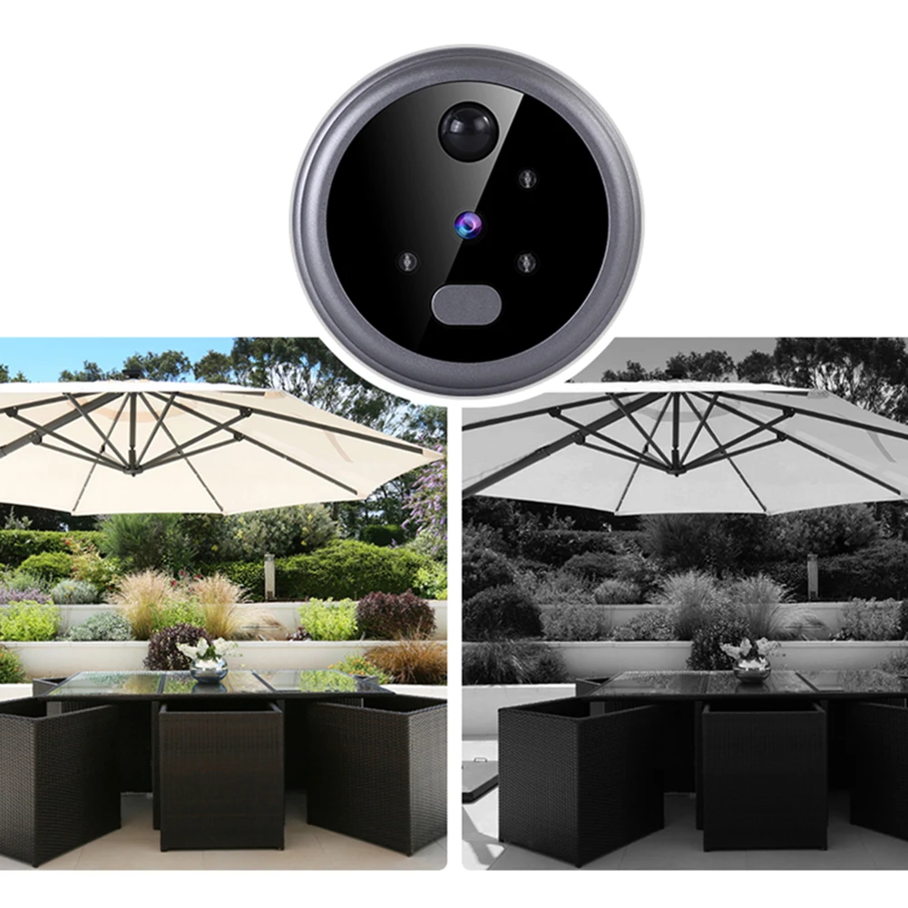 

Беспроводные видеодомофонные системы с датчиком движения PIR, цифровым дверным глазком, ночным видением и 2,8-дюймовым ЖК-экраном для домашней безопасности