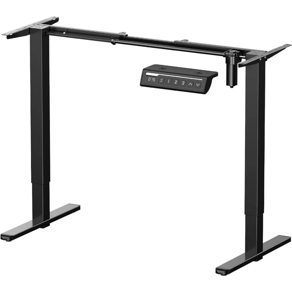 

Electric Stand up Desk Frame Height Adjustable Table Legs Sit Stand Desk Frame Up to 47.2" Ergonomic Standing Desk Base