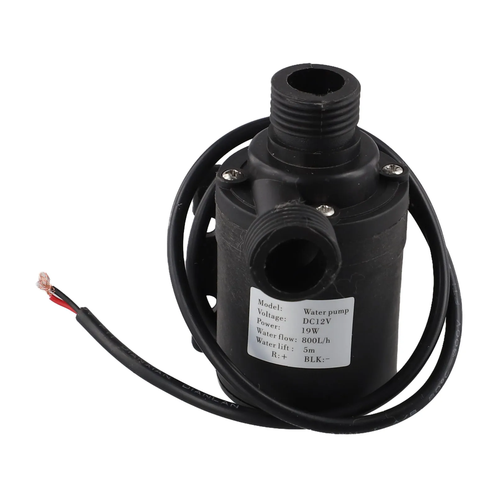 12V 24V Brushless Submersible Water 800L/H For Fountain Pool Solar Circulation System Aquarium Fish Tank